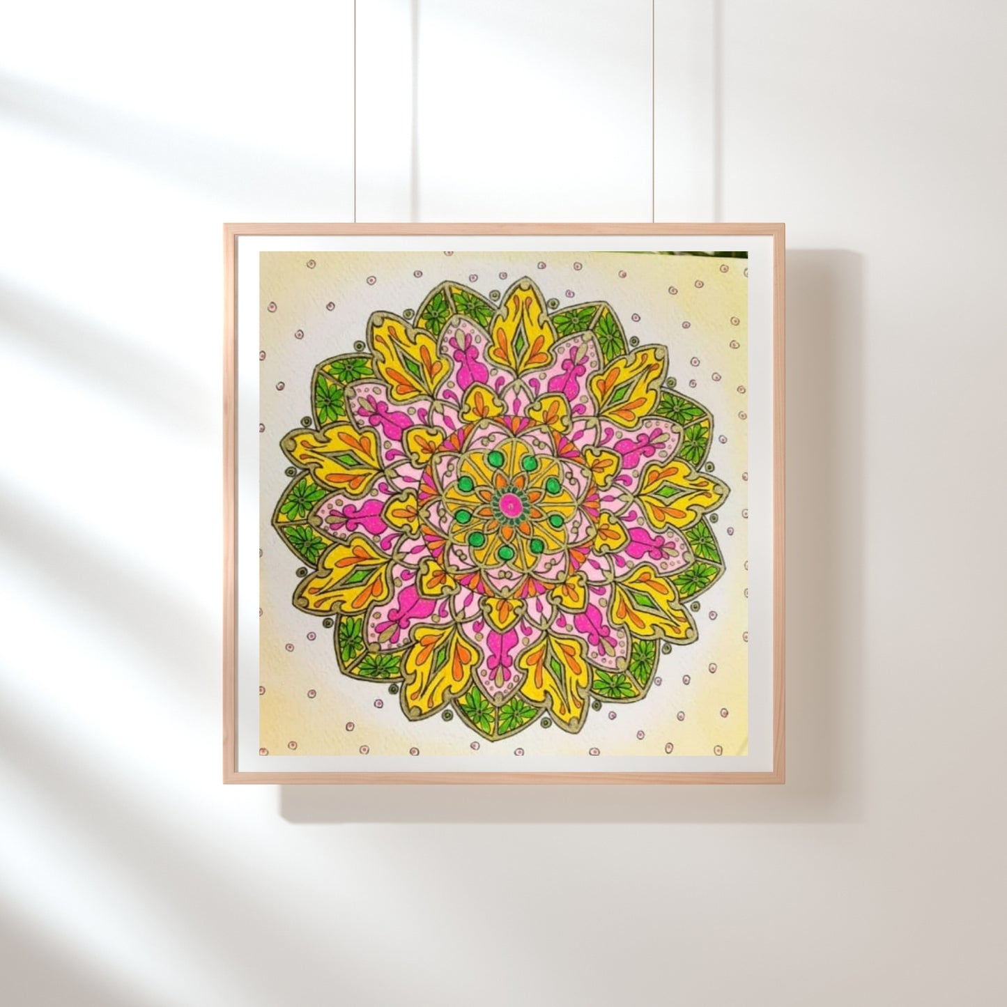 Mini Spring Mandala Painting