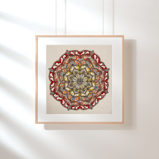 Mini Colorful Intricate Mandala Painting