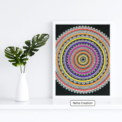 Rainbow 🌈 Intricate Mandala