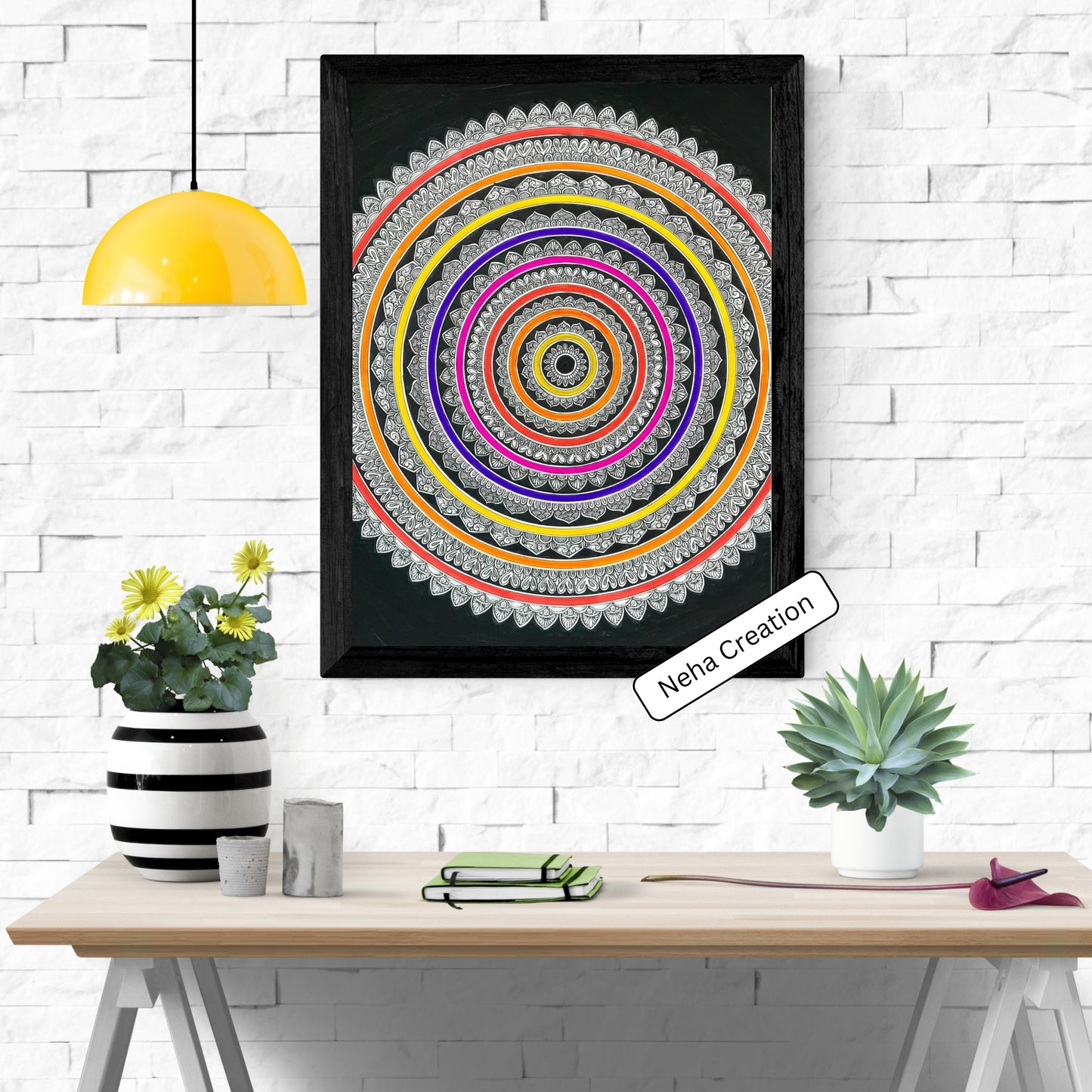 Rainbow 🌈 Intricate Mandala