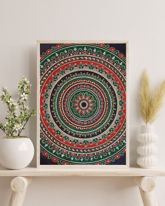 Big Ornate Mandala Painting