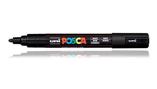 UNI-BALL Posca 5M 1.8-2.5 mm Bullet Shaped Paint Marker Pen |