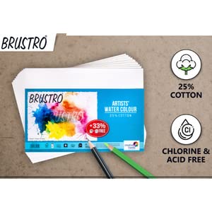 Watercolor Cold Pressed Square Paper 300gsm 20x20cm (30)