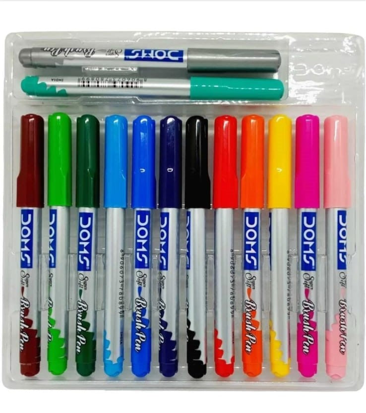 Brush Pens set 14 shades DOMS