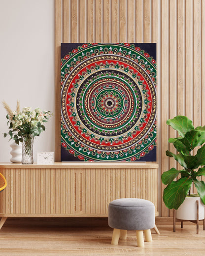 Big Ornate Mandala Painting