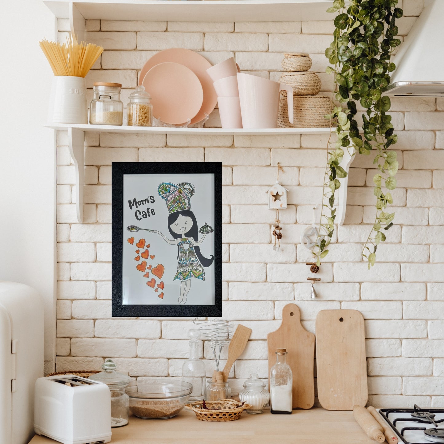 Kitchen Decor Mandala Painting