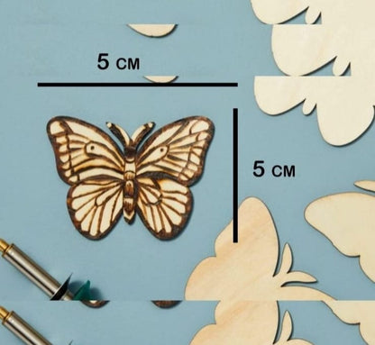 MDF DIY Keychain- Butterfly(1 piece)