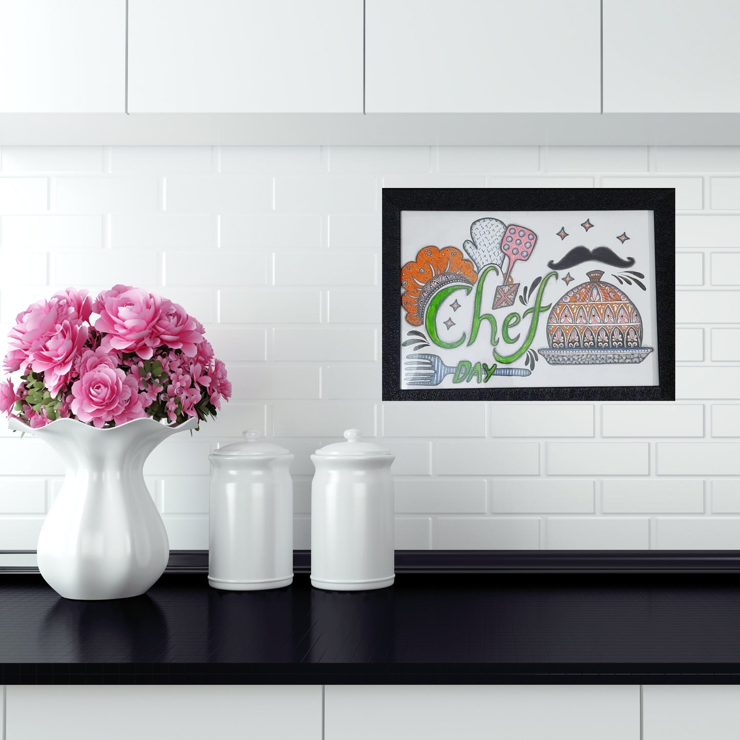 Kitchen Decor Mandala Painting