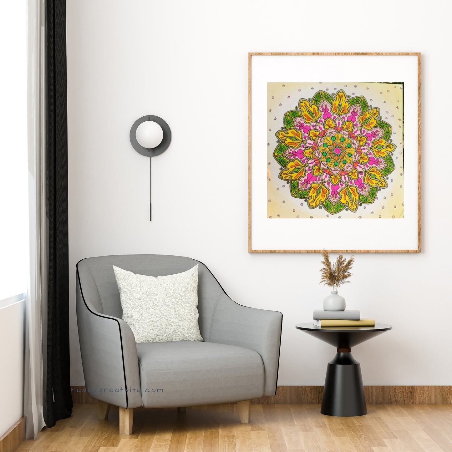 Mini Spring Mandala Painting