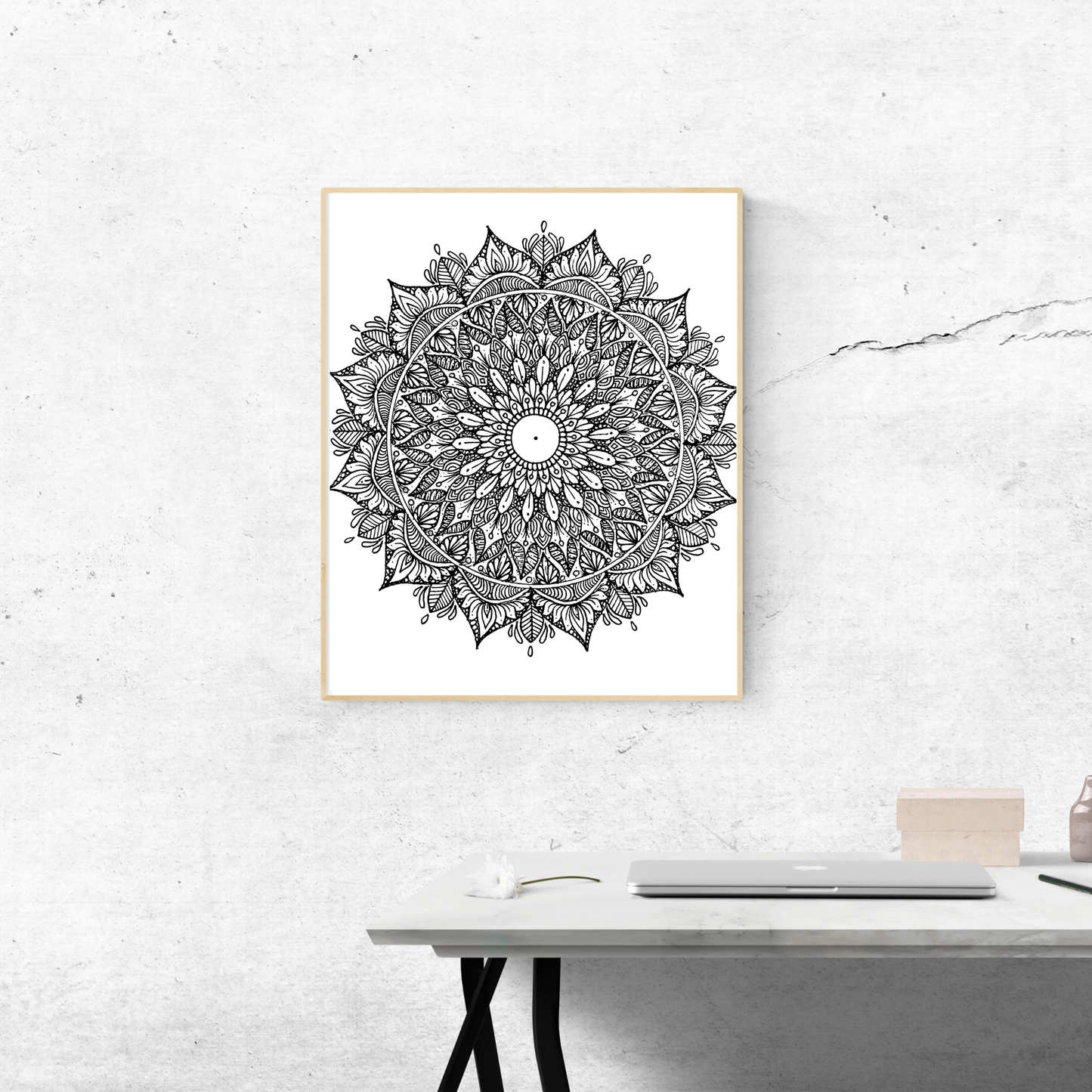 The beauty of the Lotus Intricate Mandala