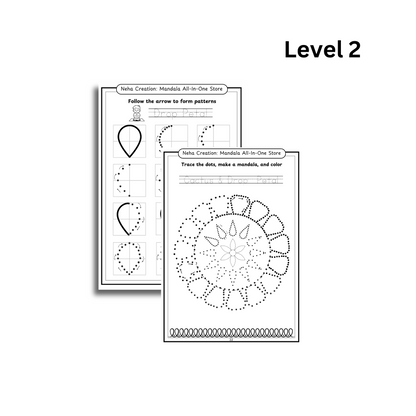  Mandala learning book for Kids