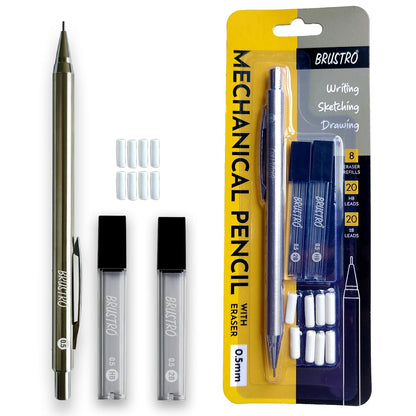 Mechanical Pencil with Eraser 0.5mm