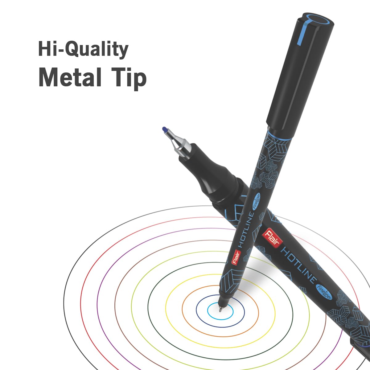 FLAIR Hotline Fineliner Metal Tip Pen