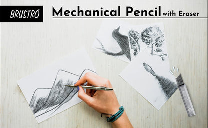 Mechanical Pencil with Eraser 0.5mm