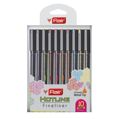 FLAIR Hotline Fineliner Metal Tip Pen
