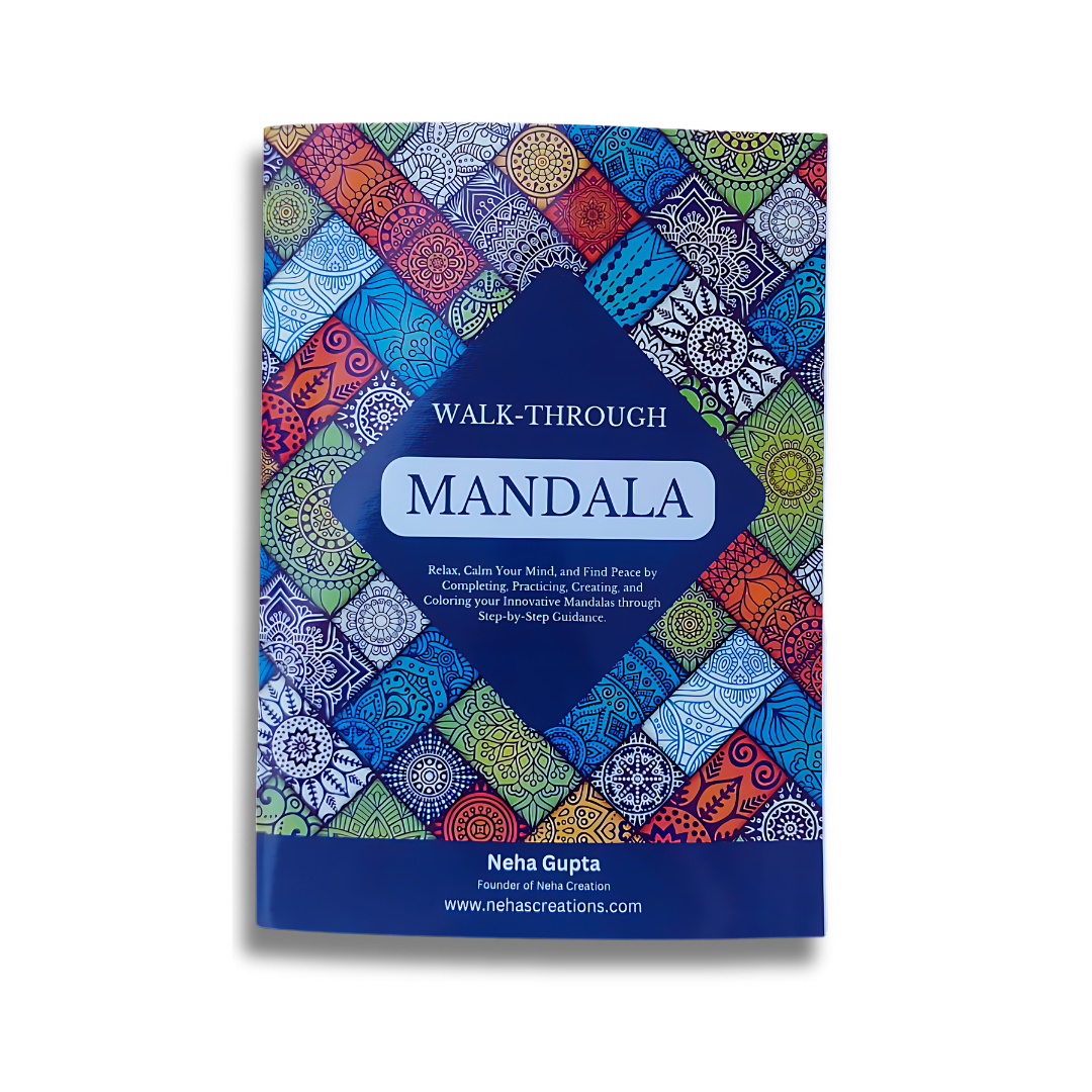 Walk-Through MANDALA Book (Step-by-Step Learning process of Mandala Creation)