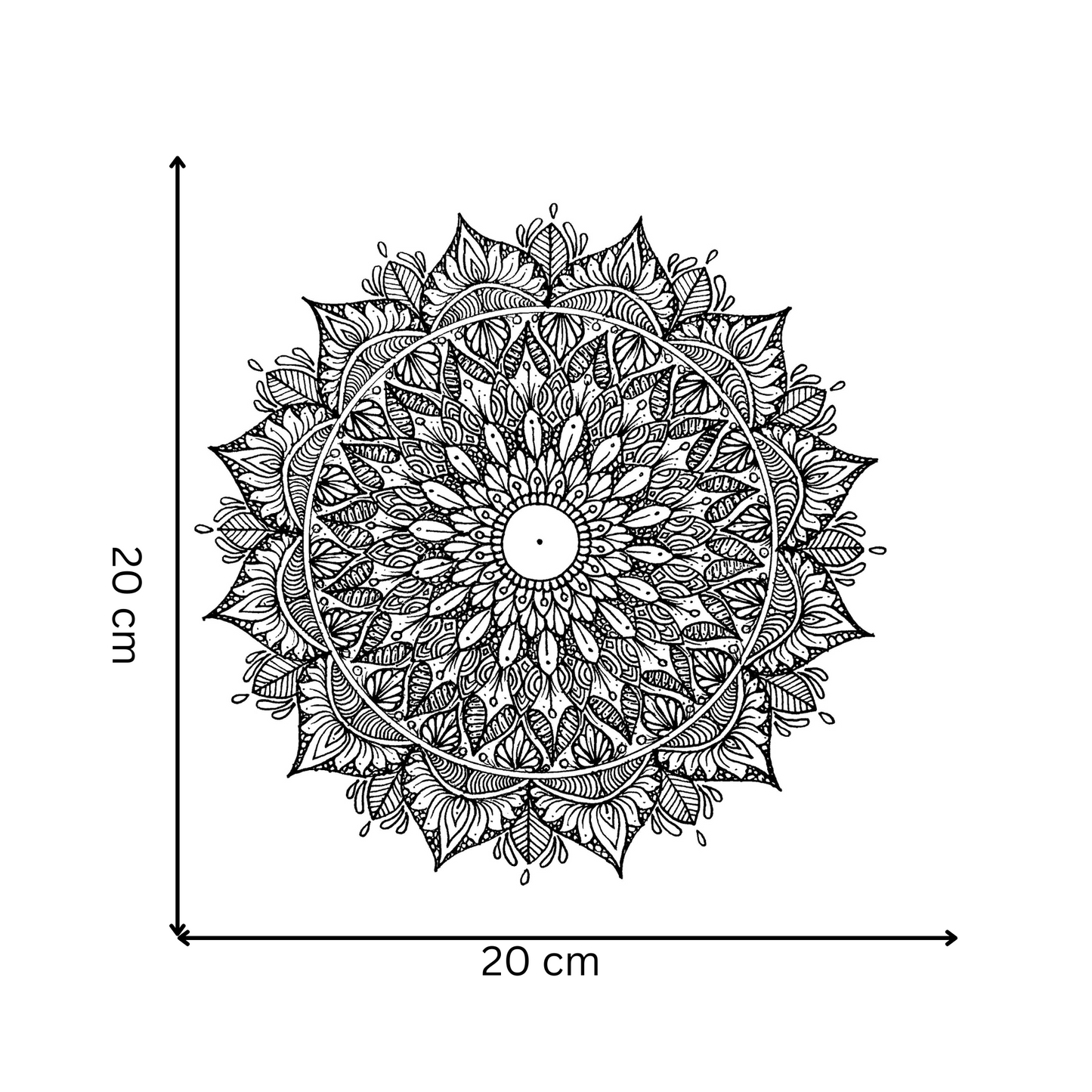 The beauty of the Lotus Intricate Mandala