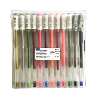 uni-ball Signo Gel Pen Multicolour Ink, Pack of 12