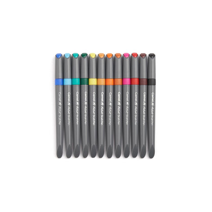 Camel Waterproof Brush Pen (Set - 12 Shades)