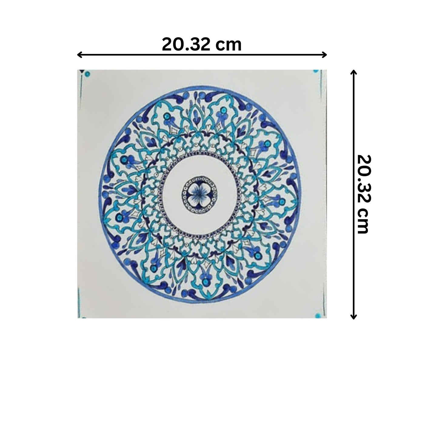 Blue Ornate Mandala