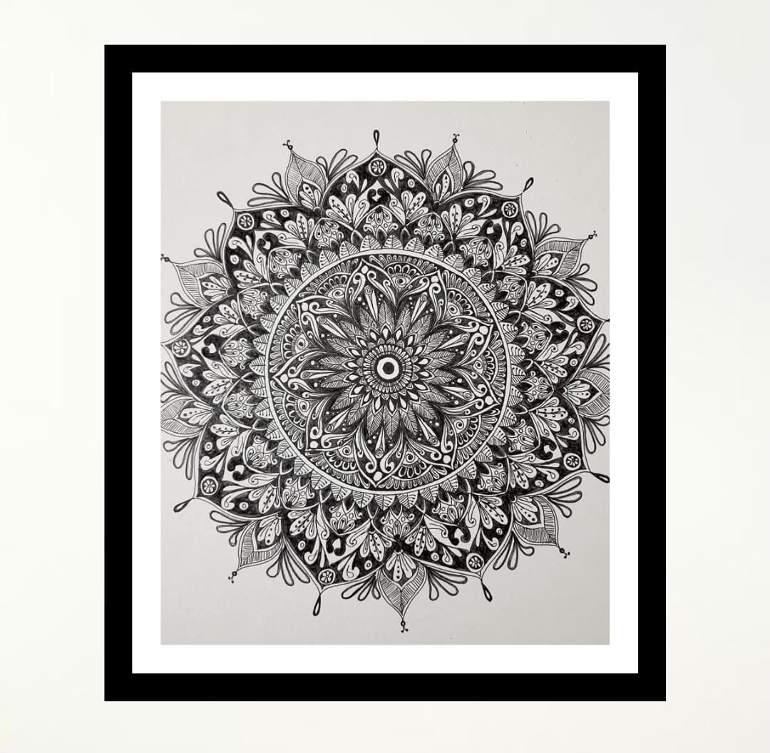 Intricate Mandala Painting