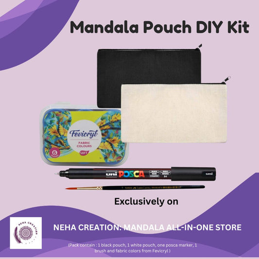 Mandala Pouch DIY Kit