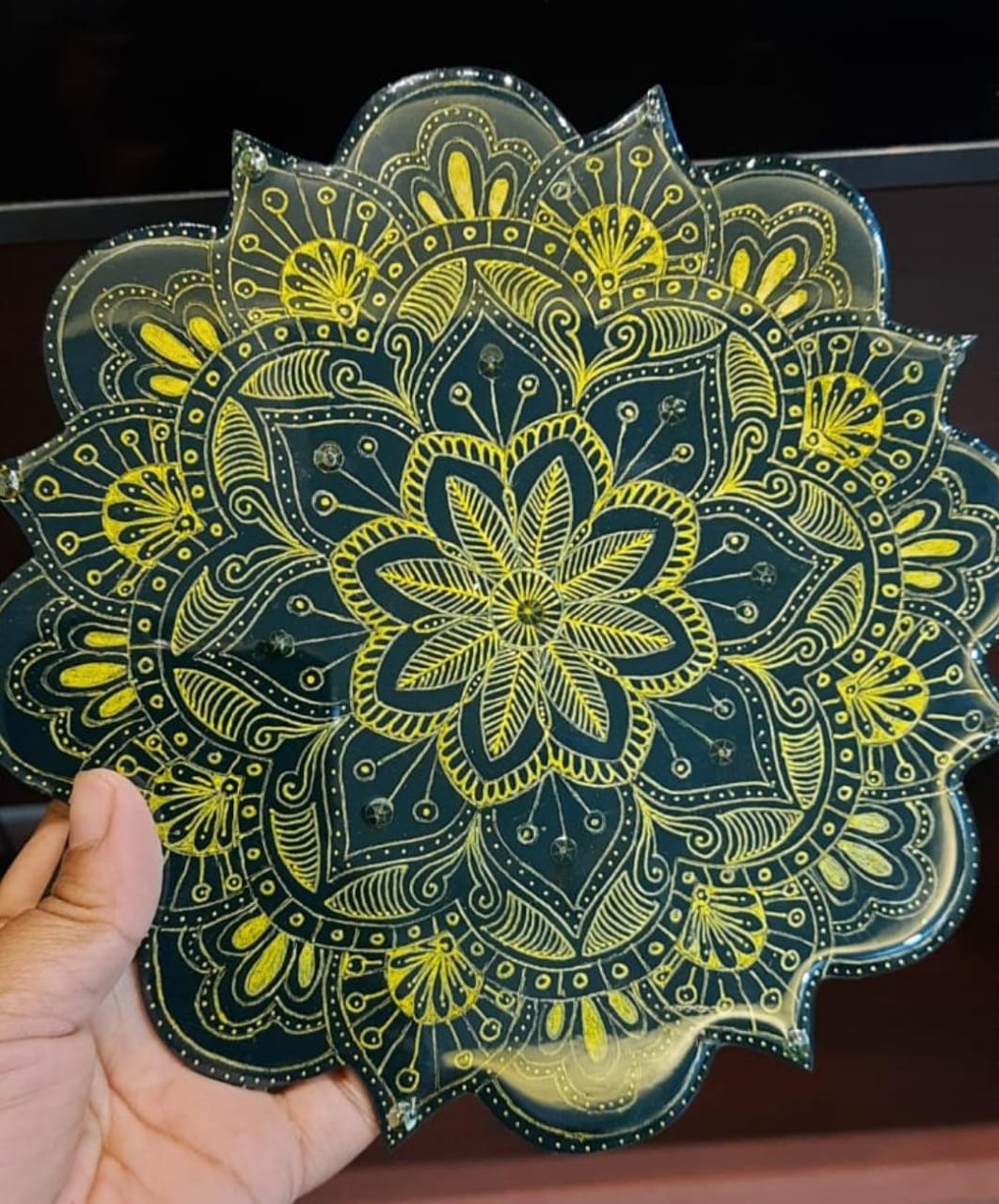 Mandala MDF Base for DIY