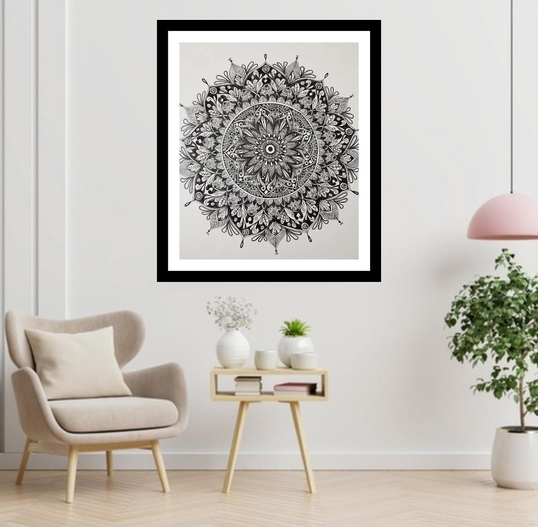 Intricate Mandala Painting