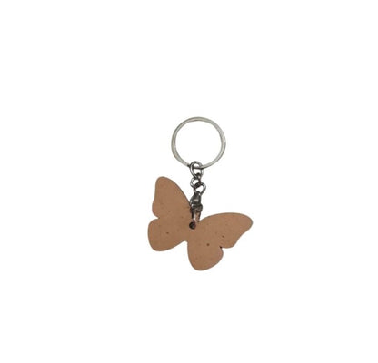 MDF DIY Keychain- Butterfly(6 Piece)