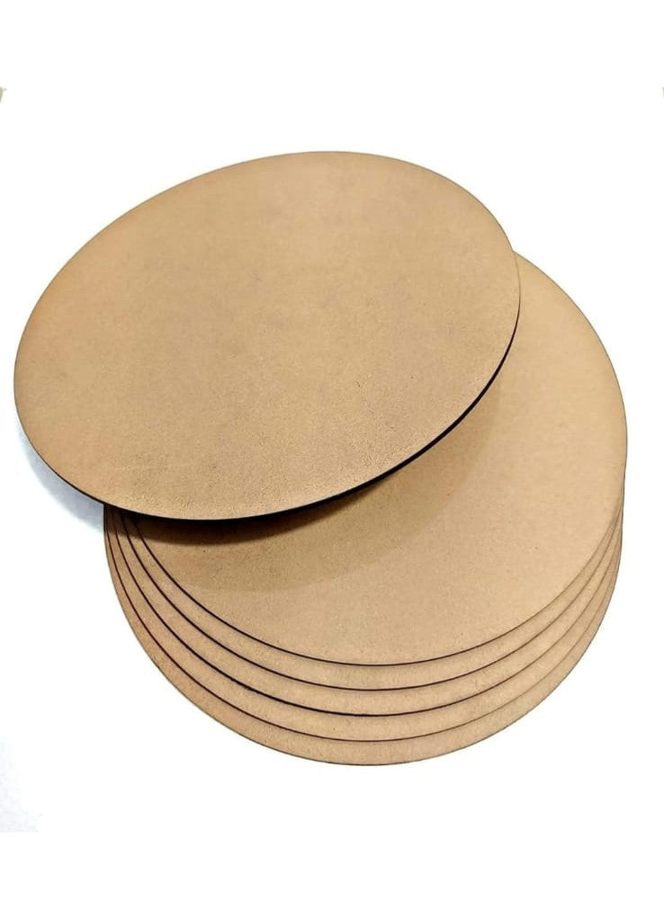 MDF DIY Coaster - 3.5", 2.5 mm (6 Piece)