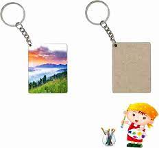 Set Of 16 MDF Keychains