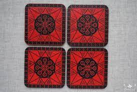 MDF DIY Coaster Square- 3.5"(6 Piece)